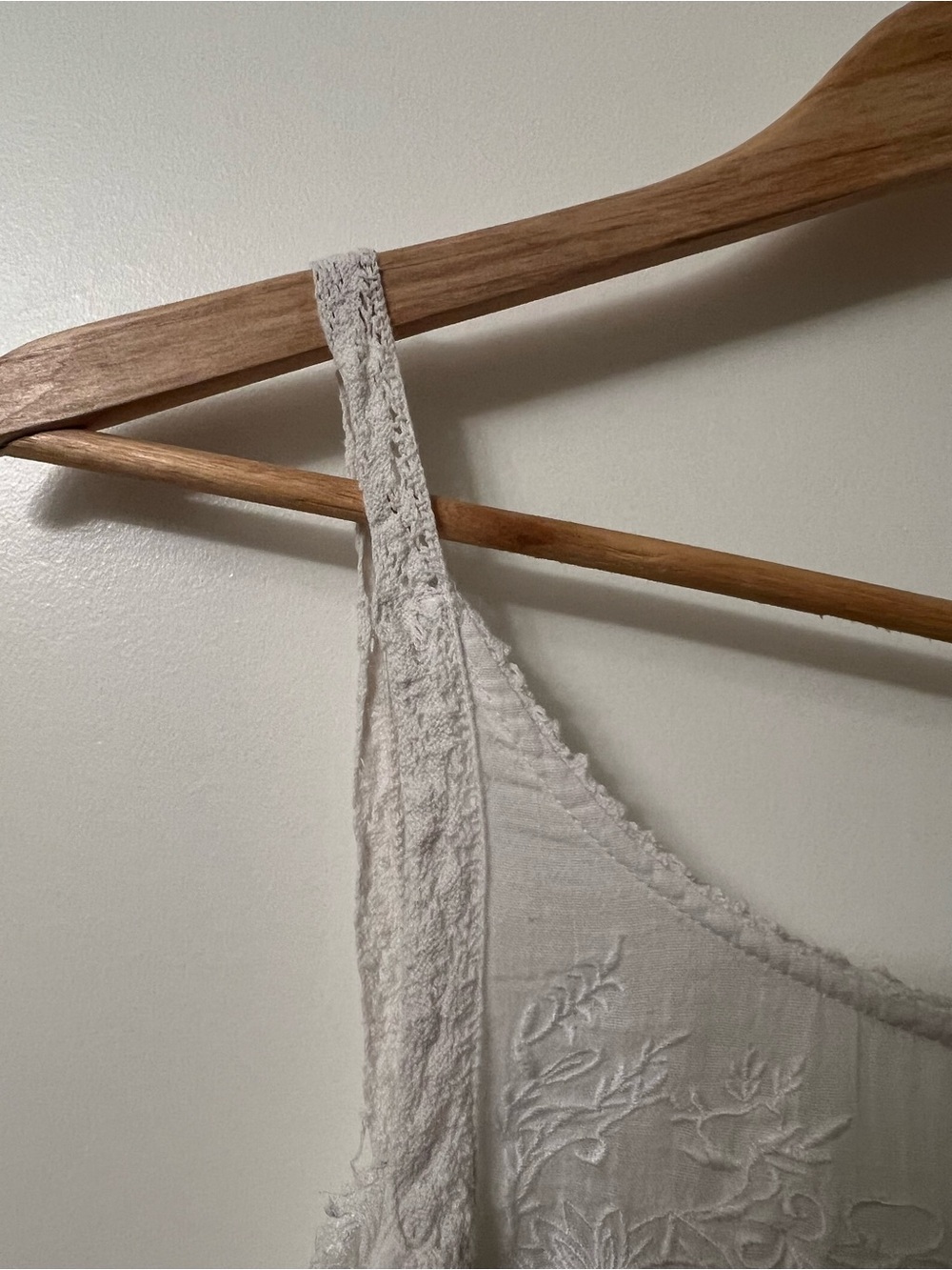 Free People Wonderland Apron Top – White, Size Medium - Picture 8 of 13
